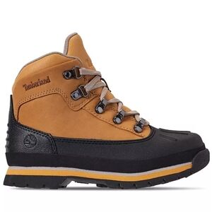 Timberland  Euro Hiker Shell Toe Boot Wheat Nubuck Boys Boots Youth Size 4